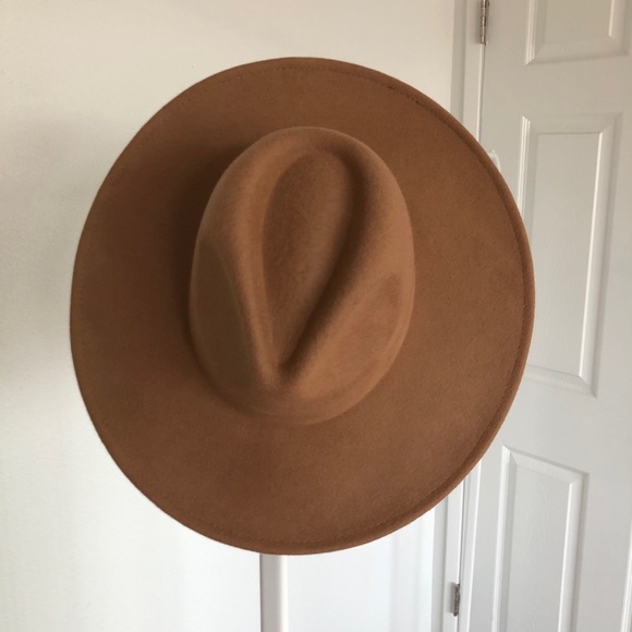 miss lola Accessories - Tan Fedora miss lola Accessories - Tan Fedora
